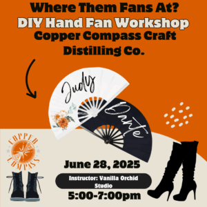 Where Them Fans At? Hand Fan Decorating Workshop: Line Dancing